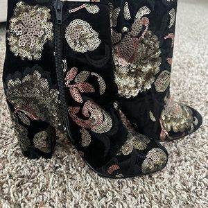 Aldo Sequin Booties